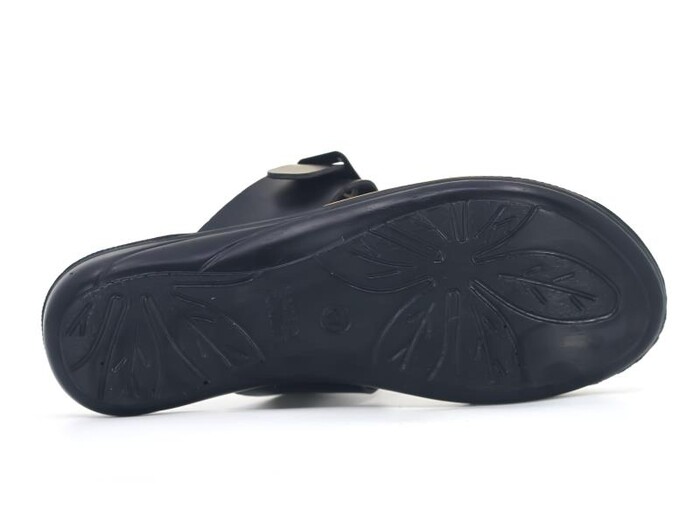 Polex Zenne 5303 Klasik İnce Poşetli Parmak Arası Terlik Siyah - 3