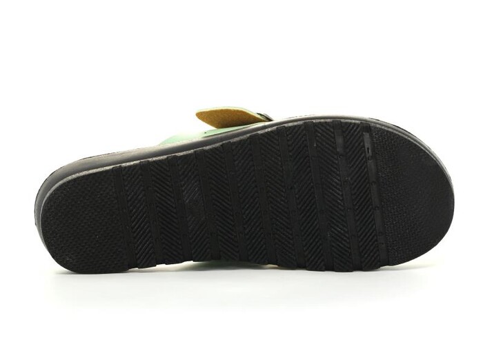 Polex Zenne 81603-7 Çapraz Tek Toka Günlük Terlik Mint Yeşili - Thumbnail