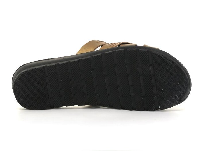 Polex Zenne 81793 Çapraz Geçmeli Günlük Terlik Bronz