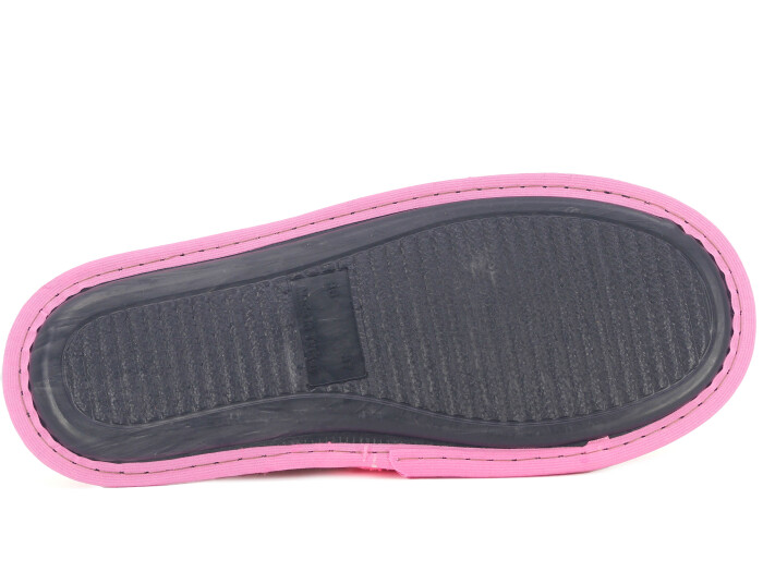 Auris Zenne HSN Çanak Terlik Kalpli Pembe - 3