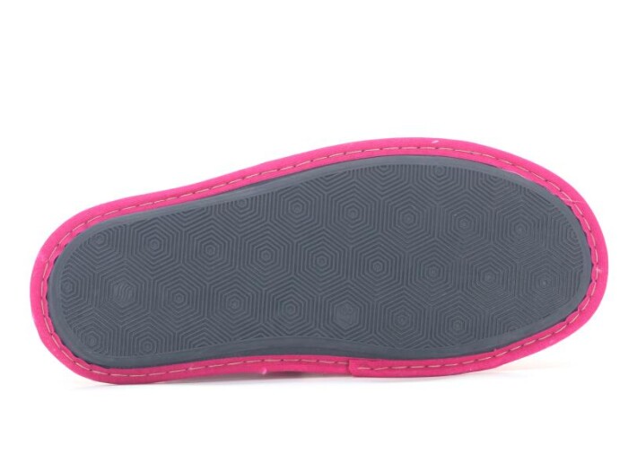 Auris Zenne HSN Çanak Terlik Kar Desenli Fuşya - 3