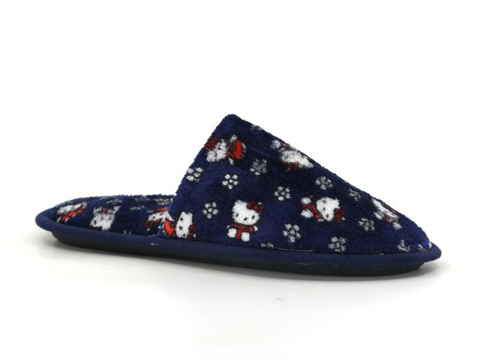 Auris Zenne HSN Çanak Terlik Kedili Lacivert 