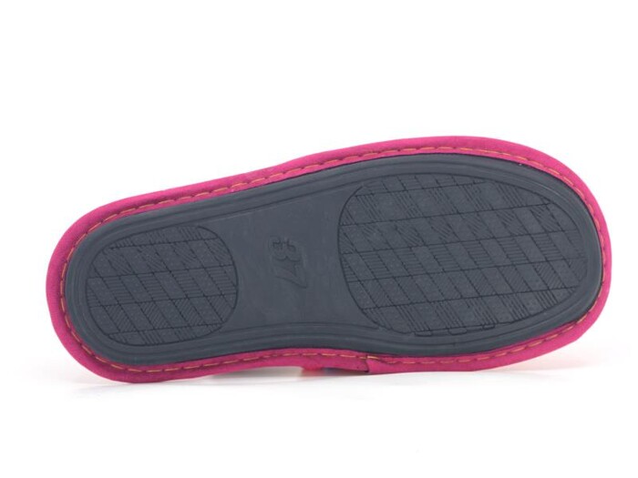 Auris Zenne İthal Çanak Terlik Noktalı Fuşya - 3