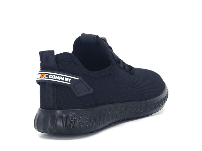 Polialabo Garson 15 Fileli Bağlı Spor Ayakkabı Siyah - 3