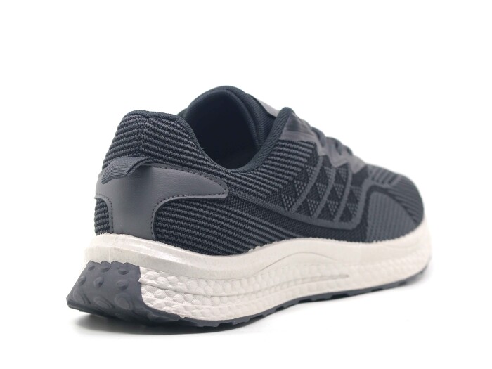 Polialabo Merdane 0026-3141 Triko PVC Taban Spor Ayakkabı Gri - 3