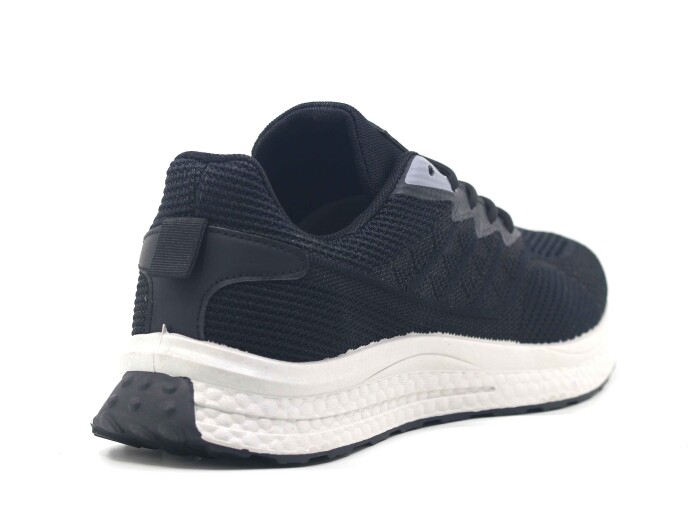 Polialabo Merdane 0026-3141 Triko PVC Taban Spor Ayakkabı Siyah - 3