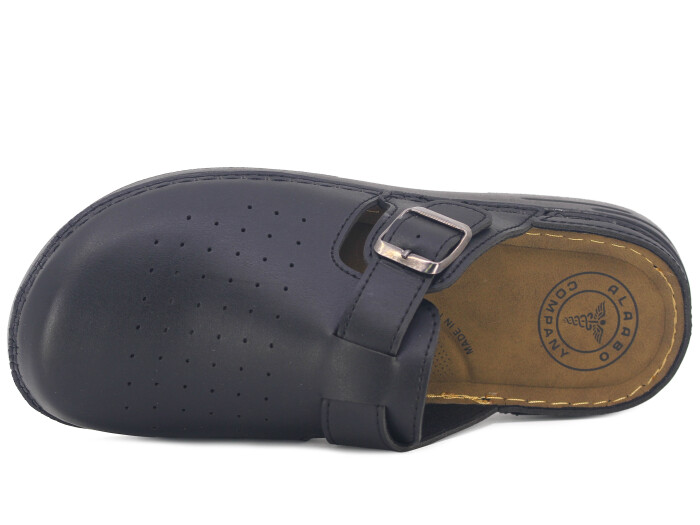 Polialabo Merdane 052-1849 Tokalı Kapalı Terlik Siyah - Polialabo (1)