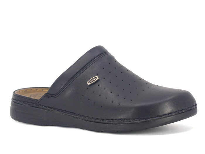 Polialabo Merdane 052-1870 Yakalı Kapalı Terlik Siyah - Polialabo