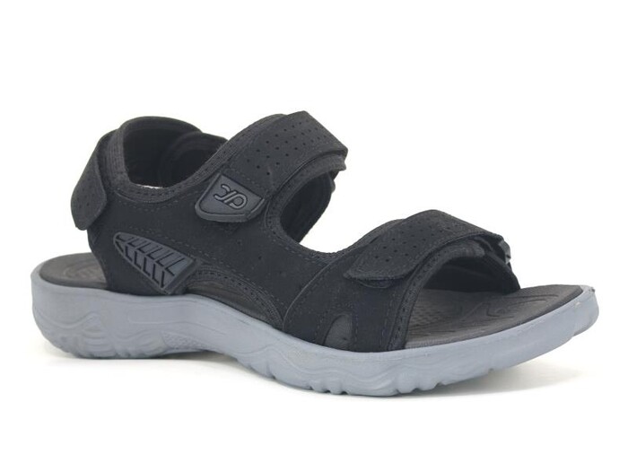 Polialabo Merdane 10046 Milano Cırtlı Sandalet Siyah - 1