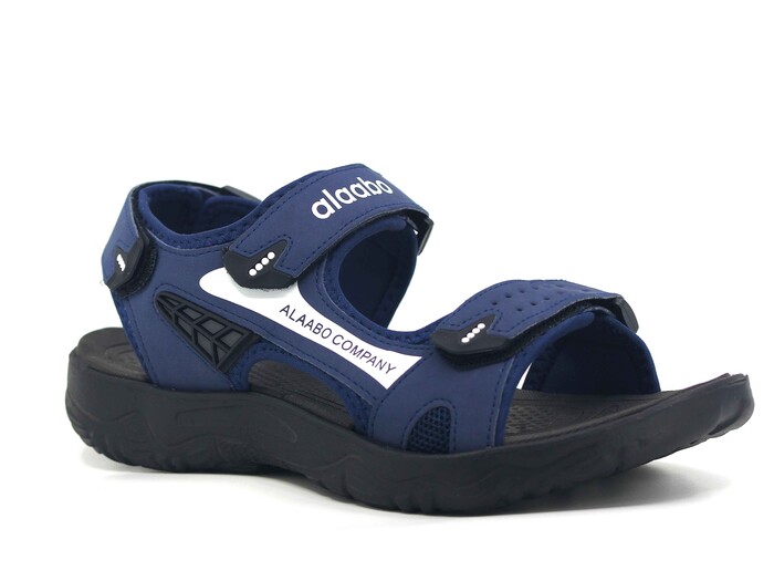 Polialabo Merdane 10186 Cırtlı Sandalet Lacivert - 1