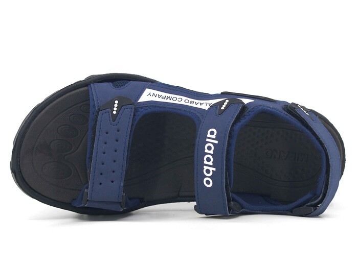 Polialabo Merdane 10186 Cırtlı Sandalet Lacivert - 2
