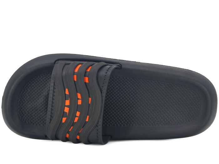 Polialabo Merdane 10211 Dalgalı Poşetli Lux Eva Terlik Siyah - Polialabo (1)