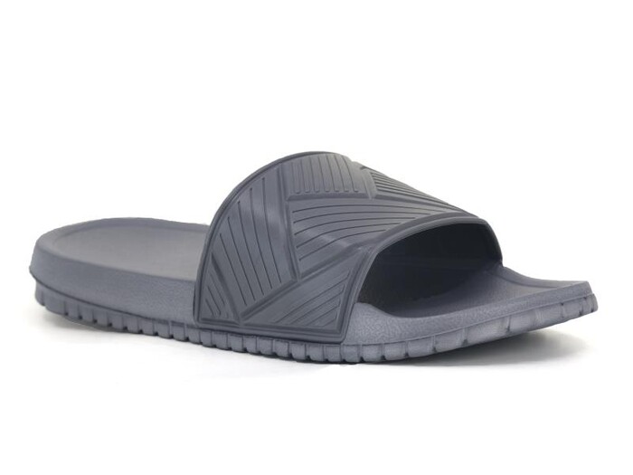 Polialabo Merdane 10248 Kareli Poşetli Lux Eva Terlik Gri 