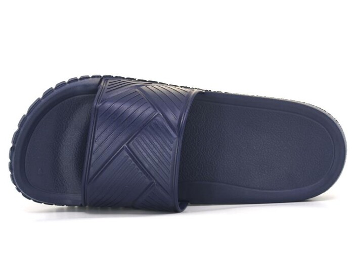 Polialabo Merdane 10248 Kareli Poşetli Lux Eva Terlik Lacivert - Polialabo (1)