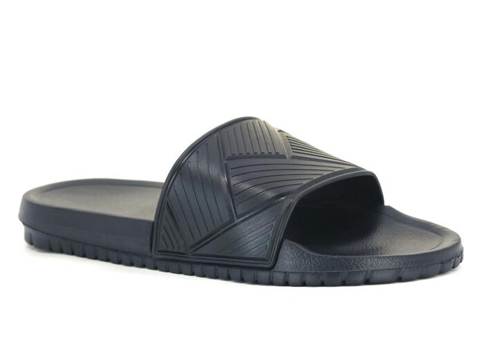 Polialabo Merdane 10248 Kareli Poşetli Lux Eva Terlik Siyah - Polialabo