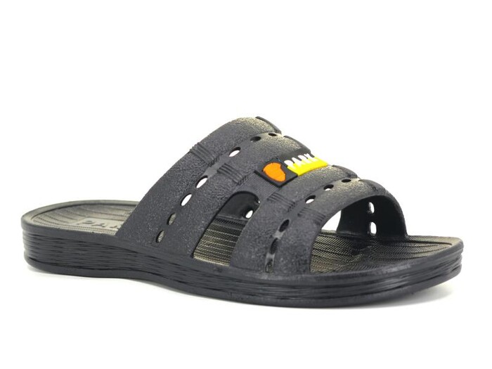 Polialabo Merdane 15003 Park Kaydırmaz Terlik Siyah - Polialabo