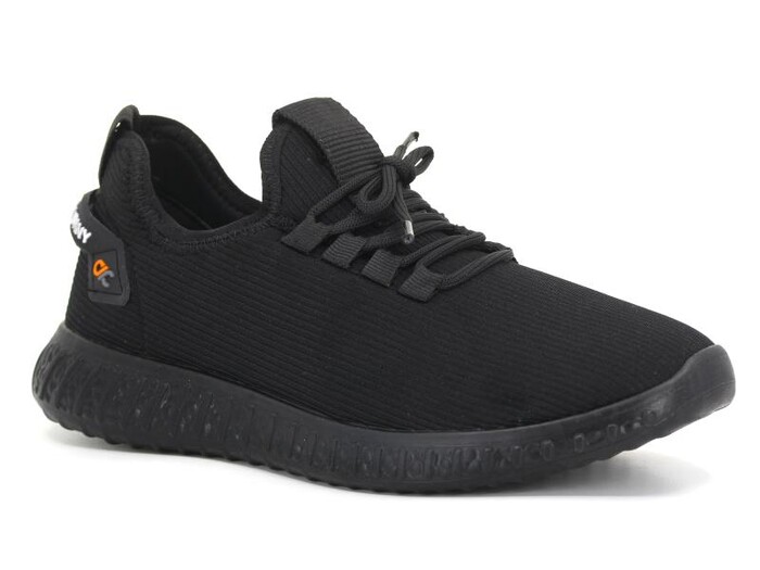 Polialabo Merdane 3046 Bağlı Spor Ayakkabı Siyah - Polialabo