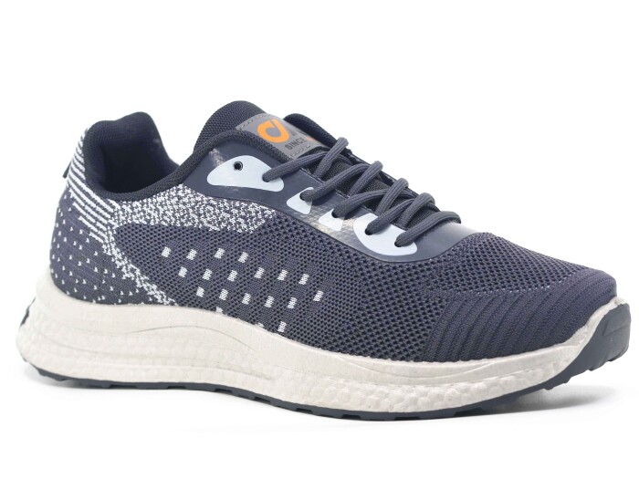 Polialabo Merdane 0026-3105 Bağcıklı Triko Spor Ayakkabı Gümüş - Polialabo