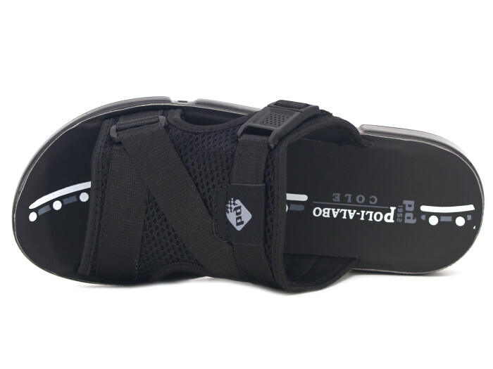 Polialabo Merdane 5658 Fileli Günlük Terlik Siyah - 2