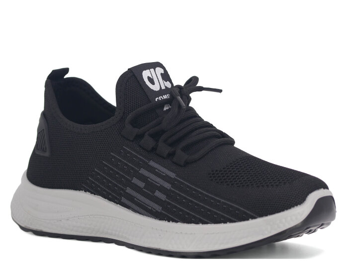 Polialabo Merdane DI 3158 Vakumlu Bağlı Spor Ayakkabı Siyah - 1