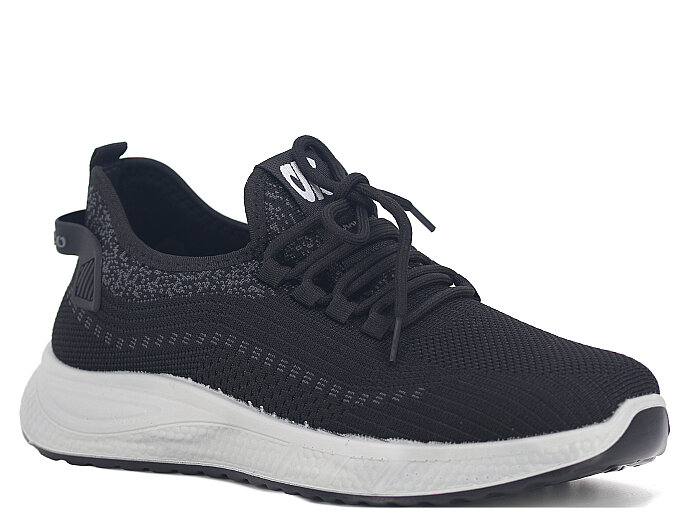 Polialabo Merdane DI 3166 PVC Taban Triko Spor Ayakkabı Siyah - Polialabo