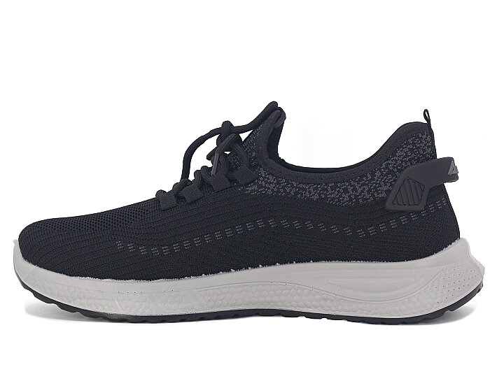 Polialabo Merdane DI 3166 PVC Taban Triko Spor Ayakkabı Siyah - 2