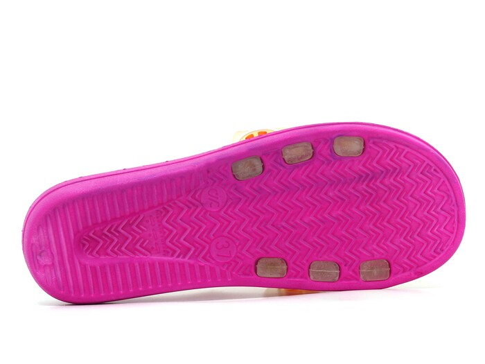 Polialabo Zenne 13030 Düz Yüz Çiçekli Lux Eva Terlik Fuşya - 3