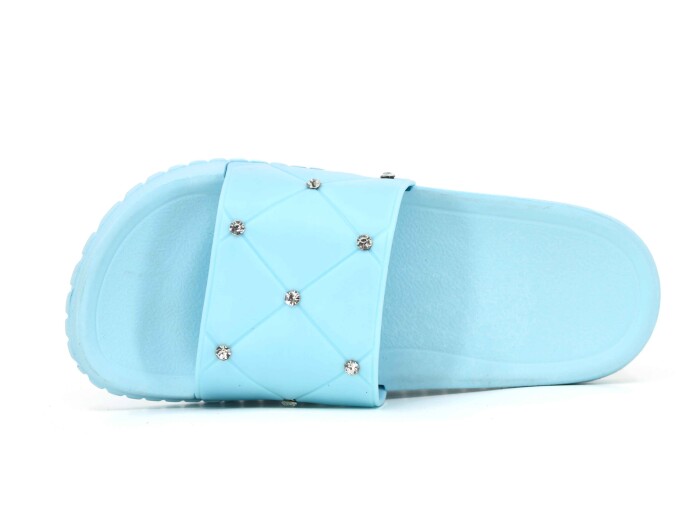 Polialabo Zenne 13082 Taşlı Lux Eva Terlik Turkuaz - Polialabo (1)