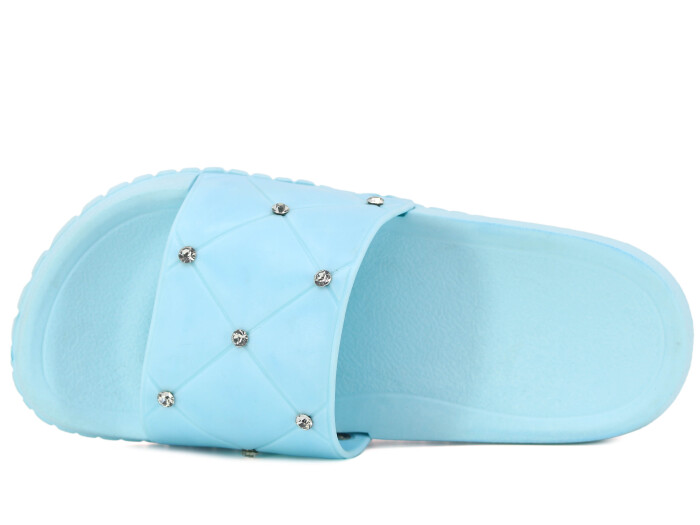 Polialabo Zenne 13082 Taşlı Lux Eva Terlik Turkuaz - Polialabo (1)