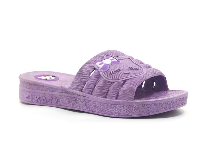 Polialabo Zenne 18024 Poşetli PVC Kaydırmaz Terlik Lila - Polialabo