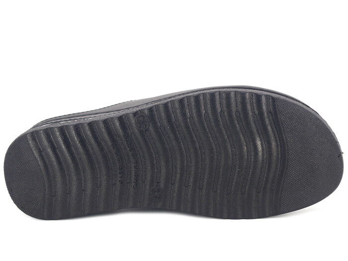 Polialabo Zenne 3515-8153 Lastikli Kapalı Terlik Siyah - 3