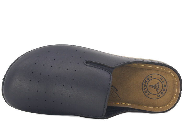 Polialabo Zenne 3515-8153 Lastikli Kapalı Terlik Siyah - Krem - Polialabo (1)