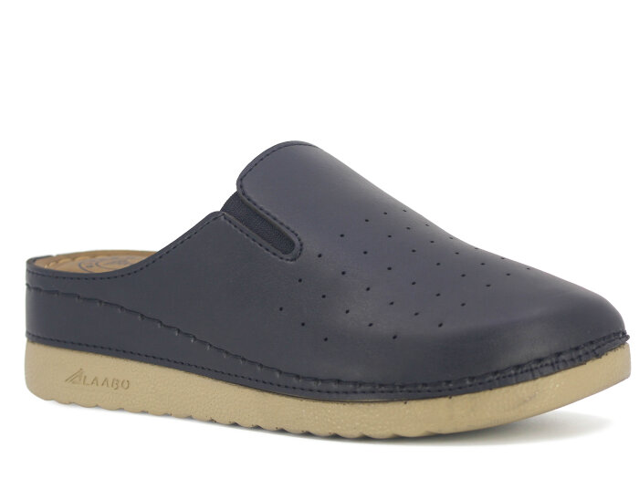 Polialabo Zenne 3515-8153 Lastikli Kapalı Terlik Siyah - Krem - Polialabo