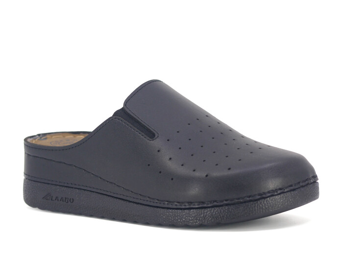 Polialabo Zenne 3515-8153 Lastikli Kapalı Terlik Siyah - Polialabo