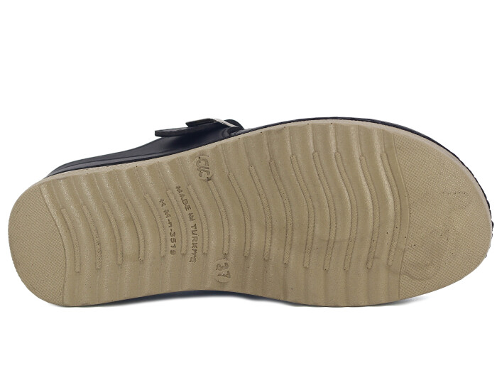 Polialabo Zenne 3515-8160 Tokalı Geçmeli Kapalı Terlik Siyah - 3