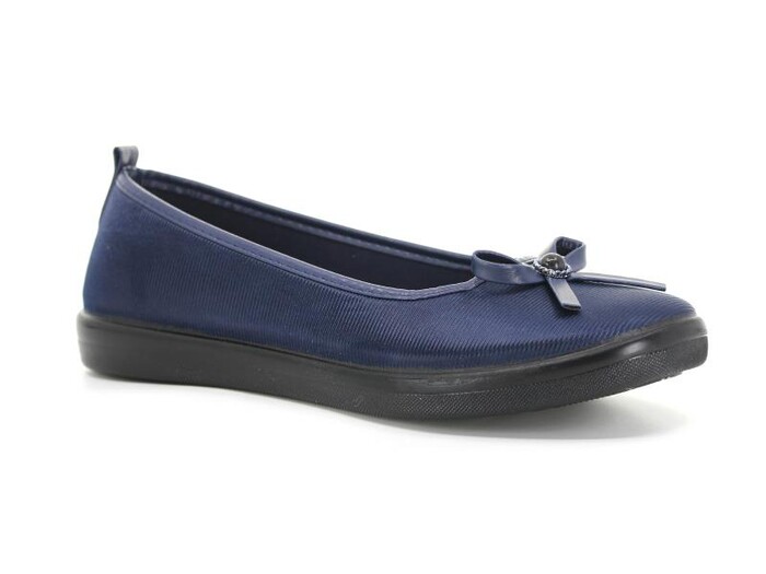 Polialabo Zenne 8008 Fiyonklu Babet Ayakkabı Lacivert - Polialabo