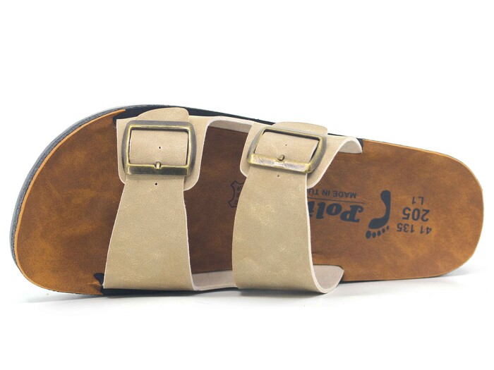 Polier Merdane 205 Kutulu Günlük Terlik Krem - Polier (1)