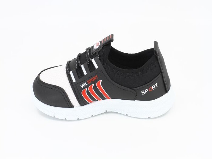 Poliva Bebe 3370 Mados Anorak Spor Ayakkabı Siyah - Beyaz - 2