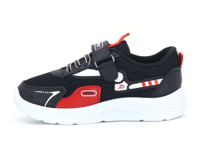 Poliva Filet 3590 Bolimex Anorak Spor Ayakkabı Siyah - Kırmızı - Thumbnail