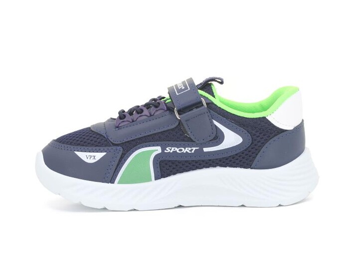 Poliva Filet 3600 Anorak Spor Ayakkabı Lacivert - Yeşil - Thumbnail
