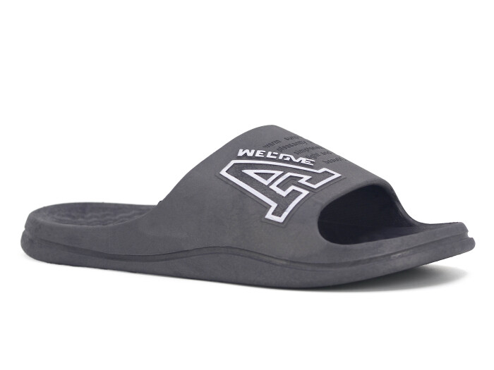 Poliva Merdane 1400 PVC Kaydırmaz Terlik Füme - Poliva