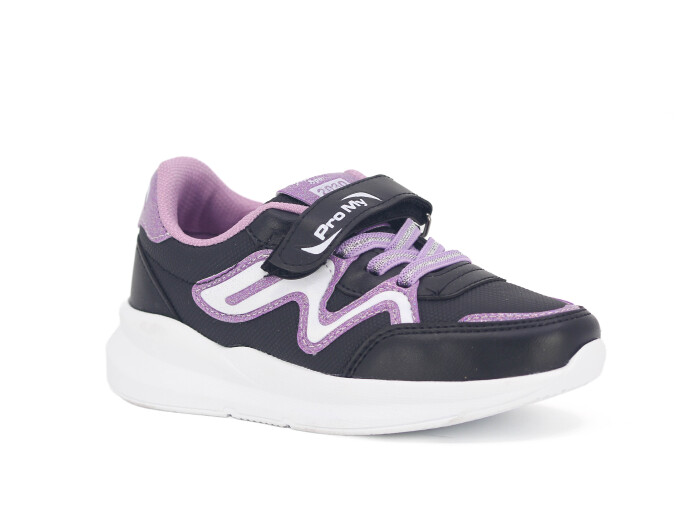 Poliva Patik 2030 Bolimex Cilt Spor Ayakkabı Siyah - Lila - Poliva