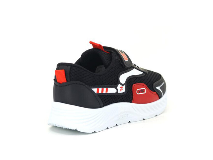 Poliva Patik 3590 Bolimex Anorak Spor Ayakkabı Siyah - Kırmızı - Thumbnail