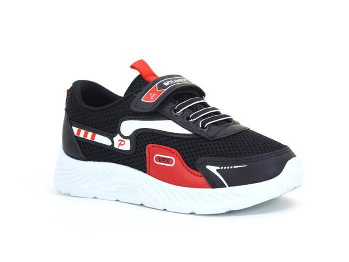 Poliva Patik 3590 Bolimex Anorak Spor Ayakkabı Siyah - Kırmızı