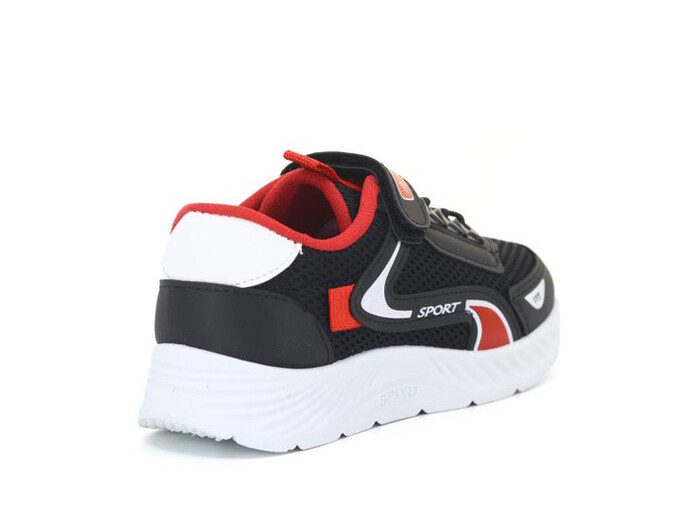 Poliva Patik 3600 Anorak Spor Ayakkabı Siyah - Kırmızı - Beyaz - Thumbnail