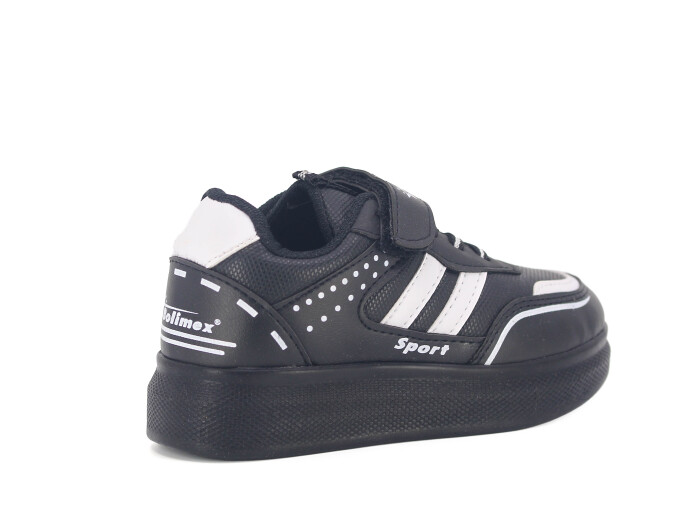 Poliva Patik 9100 Bolimex Cilt Spor Ayakkabı Siyah - Beyaz - 3