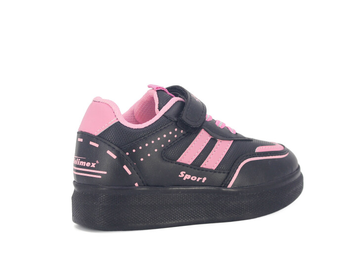 Poliva Patik 9150 Bolimex Cilt Spor Ayakkabı Siyah - Pembe - 3