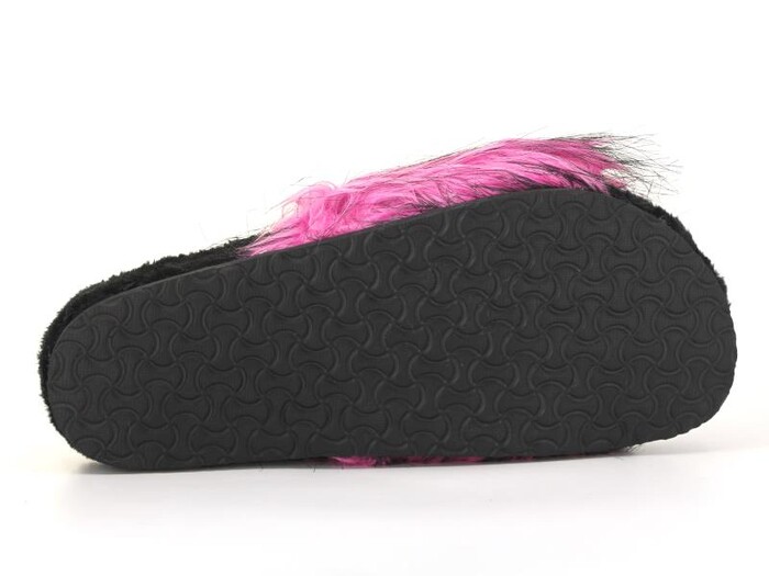 Poliva Zenne 2560 Monta Peluş Tüylü Ev Terliği Pembe - 6