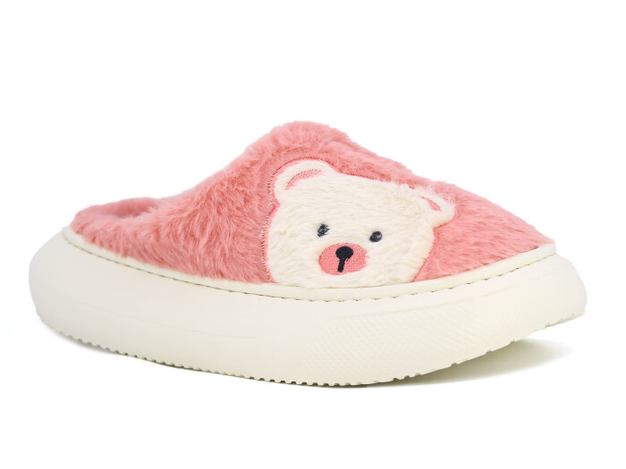 Auris Zenne 2025 Hayvanlı Eva Ev Terliği Pandalı Pembe - Auris