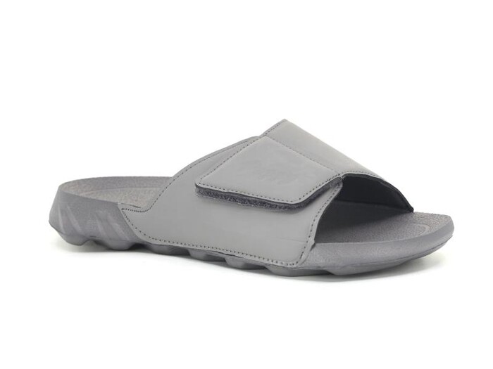 Poppy Zenne Tek Cırtlı Lux Eva Terlik Füme - Poppy